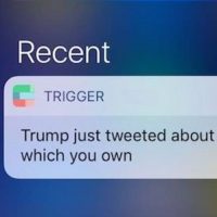 Nieuwe app waarschuwt beleggers voor Trump tweets