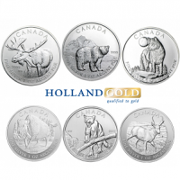 Tip: Canadese ‘Wildlife’ zilveren munten bij Hollandgold