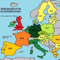 Handelsbalans Europese Unie in kaart gebracht