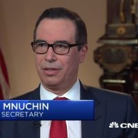 Mnuchin: “De aandelenmarkt is ons rapportcijfer”